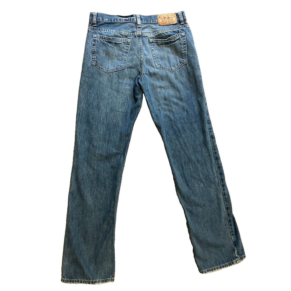 VTG Ralph Lauren LRL Jeans Sz 6 Blue Denim Classic Straight Mid Rise 30x29 VTG